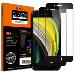 iPhone 7/8/SE Näytönsuoja GLAS.tR Slim FC 2-pack
