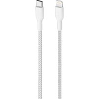 Kaapeli Ultra Strong Fabric Cable USB-C/Lightning 1.2 Valkoinen