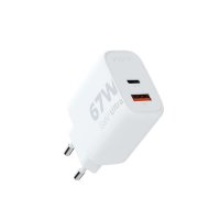 Laturi 67W GaN2 Ultra USB-C PD/USB-A