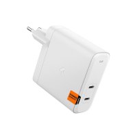 Laturi ArcStation Pro GaN Dual Port 140W Valkoinen