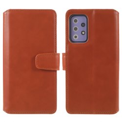 Samsung Galaxy A52/A52s 5G Kotelo Essential Leather Maple Brown