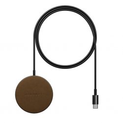 MagSafe-kompatibel trådlös laddare Mörkbrun