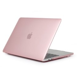 Macbook Air 13 (A1932. A2179. A2337) Kuori See-through Vaaleanpunainen