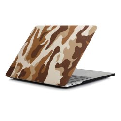 MacBook Air 13 (A1932) Skal Hårdplast Kamouflagemönster Brun
