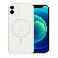 iPhone 12 Kuori TPU MagSafe Läpinäkyvä