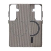 Samsung Galaxy S26 Kuori Hiilikuitukuvio MagSafe Harmaa