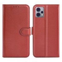 Motorola Moto G23 Kotelo Telinetoiminto Ruskea