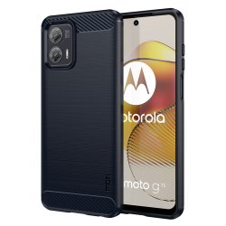 Motorola Moto G73 5G Kuori Harjattu Hiilikuiturakenne Sininen