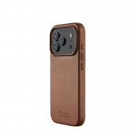 iPhone 17 Pro Kuori Full Leather Case MagSafe Tan