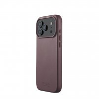 iPhone 17 Pro Max Kuori Full Leather Case MagSafe Bronze Red