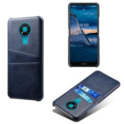 Nokia 3.4 Suojakuori Kaksi Korttitaskua Sininen