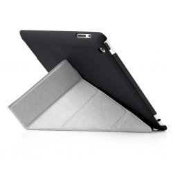 iPad 9.7 (2/3/4:e nuoret) Kotelo Origami Musta