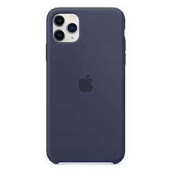 Original iPhone 11 Pro Max Suojakuori Silikoniii Case Midnight Blue