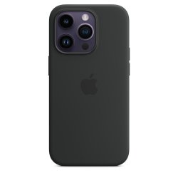 Original iPhone 14 Pro Max Kuori Silicone Case MagSafe Keskiyö