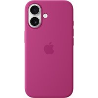 Original iPhone 16 Kuori Silicone Case MagSafe Fuchsia