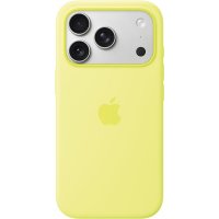 Original iPhone 17 Pro Max Kuori Silicone Case MagSafe Neon Yellow
