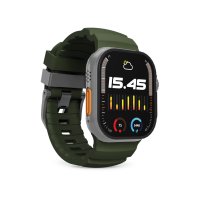 Apple Watch 44/45/46/Ultra 49mm Ranneke Armor Vihreä