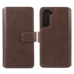 Samsung Galaxy S22 Kotelo Essential Leather Moose Brown