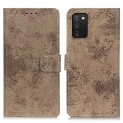 Samsung Galaxy A03s Kotelo Vintage Khaki