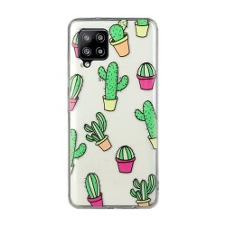 Samsung Galaxy A12 Kuori Aihe Kaktus