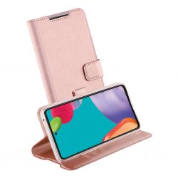 Samsung Galaxy A52/A52s 5G Kotelo Classic Wallet Ruusukulta