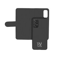 Samsung Galaxy A72 Kotelo Detachable Wallet Case Musta