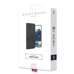 Samsung Galaxy S20 Ultra Kotelo Magnet Wallet Unstad Irrotettava Kuori Musta
