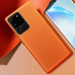 Samsung Galaxy S20 Ultra Kuori Nappainen tekstuuri Oranssi