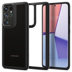 Samsung Galaxy S21 Ultra Suojakuori Ultra Hybrid Matte Black