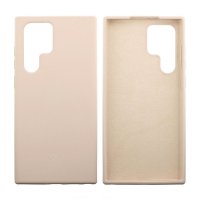 Samsung Galaxy S22 Ultra Kuori Silikoni Beige