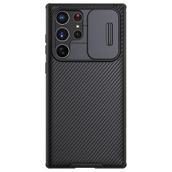 Samsung Galaxy S22 Ultra Kuori CamShield Musta