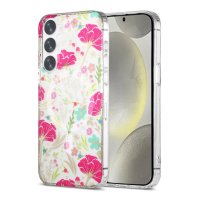 Samsung Galaxy S23 Kuori Kukkakuvio MagSafe Punainen Vihreä
