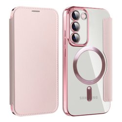 Samsung Galaxy S23 Plus Kotelo MagSafe Vaaleanpunainen