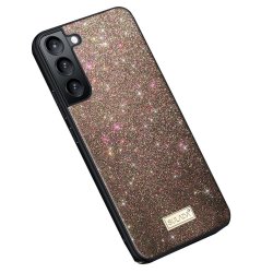 Samsung Galaxy S23 Plus Kuori Glitter Ruusukulta