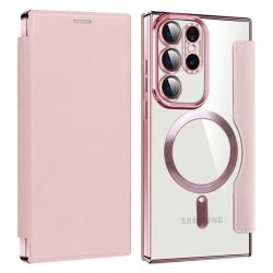Samsung Galaxy S23 Ultra Kotelo MagSafe Vaaleanpunainen