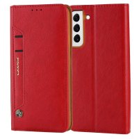 Samsung Galaxy S24 Fodral Utfällbar Korthållare Röd