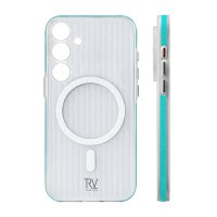 Samsung Galaxy S24 Kuori Aaltolevy MagSafe Sininen