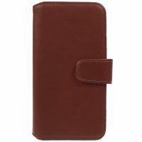 Samsung Galaxy S24 Plus Kotelo Essential Leather Maple Brown