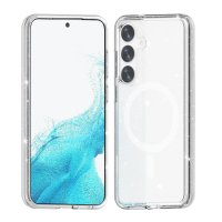 Samsung Galaxy S24 Plus Kuori Glitter MagSafe Läpinäkyvä