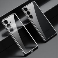 Samsung Galaxy S24 Plus Kuori Pinnoitettu reuna Musta