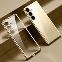 Samsung Galaxy S24 Kuori Pinnoitettu reuna Kulta