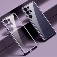 Samsung Galaxy S24 Ultra Skal Pläterad Kant Lila