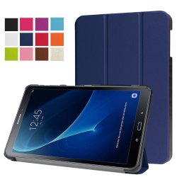 Samsung Galaxy Tab A 10.1 T580 T585 Taitettava Smart Kotelo Telineellä Sininen