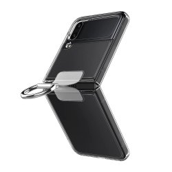 Samsung Galaxy Z Flip 4 Kuori Thin Fit Ring My Sketch Crystal Clear