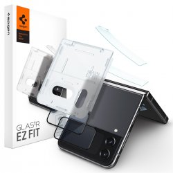 Samsung Galaxy Z Flip 4 Näytönsuoja GLAS.tR EZ Fit & Hinge Film 2-pakkaus