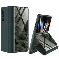 Samsung Galaxy Z Fold 4 Kotelo Slim Kamouflage Vihreä