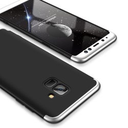 Kuori Samsung Galaxy A8 2018 Kovamuovi Kolmi Hopea Musta