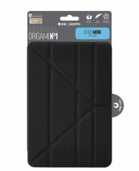 iPad mini (gen 6)/iPad mini (A17 Pro) Kotelo Metallic Origami No1 Musta