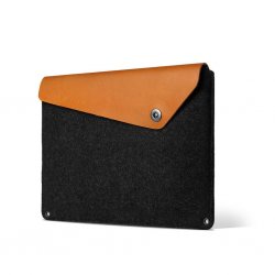 Macbook Sleeve 12" Ruskea Musta