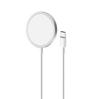 Langaton laturi Magnetic USB-C Charging Cable MagSafe Valkoinen